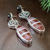 sardonyx rose earrings 4