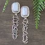blue lace agate grapevine earrings 1