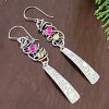 silver tab grapevine earrings Michele Grady