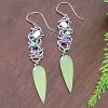 aventurine drop grapevine earrings Michele Grady