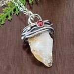 Natural Surface Citrine Pendant