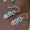 malachite grapevine earrings Michele Grady