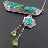 Asymmetrical Turquoise Necklace