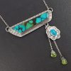 Asymmetrical Turquoise Necklace