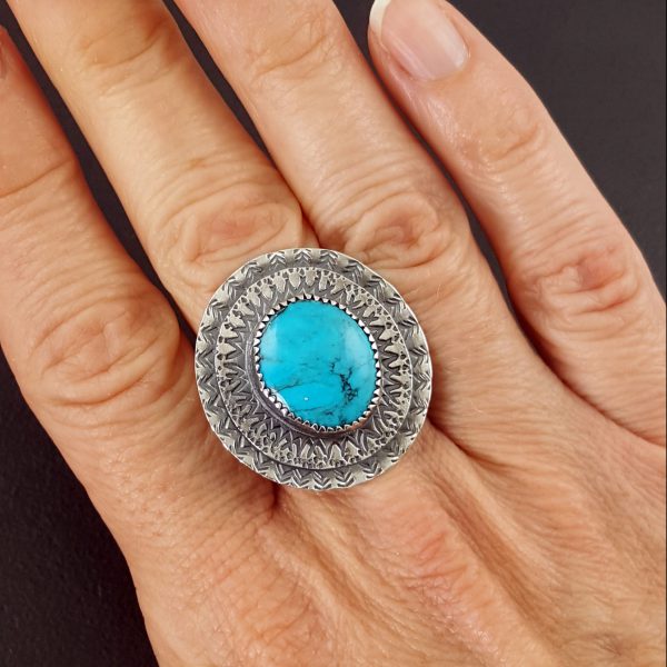 Turquoise Ring size 9