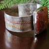 cherry creek jasper mixed metal cuff