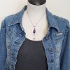 Amethyst Ruby Peridot Necklace - Image 6
