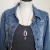 Amethyst Ruby Peridot Necklace