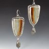 polychrome jasper earrings