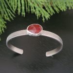 red onyx stacking cuff