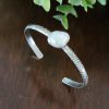 rainbow moonstone stacking cuff