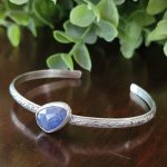 tanzanite stacking cuff
