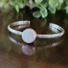 coin pearl stacking cuff