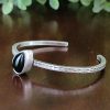 black onyx stacking cuff