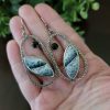 Dendritic Opal Earrings