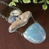 Leland Blue Druzy Driftwood Necklace