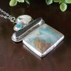 Ocean Picture Rock Apatite Necklace - Image 2