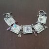 Semi Precious Stone Garden Flower Bracelet